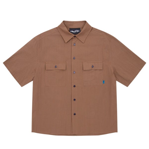 JEMUT正規品★25SS★Brooklyn ウエスタン ストライプ 半袖シャツ SALE WKND SKATEBOARDS シャツ 半袖 ウィークエンド WILSON S/S