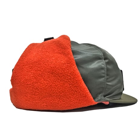 23-24 KM4K キャップ　KM4K CAP10 MA-1 MR. BIG  サイズ⇒62cm（OLLVE/DARK OLIVE/ORANGE） カモシカ