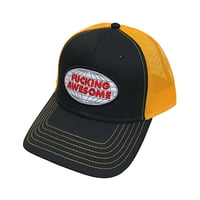 FUCKING AWESOME CAP ファッキンオーサム キャップ　MECHANICS SIX PANEL MESH HAT （BLACK）