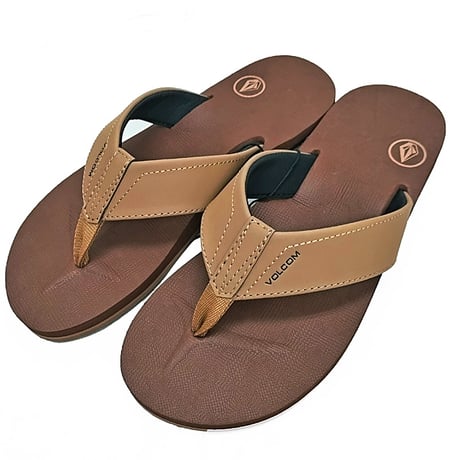 SALE VOLCOM ボルコム サンダル ビーチサンダル ビーサン　Victor Sandals （Brown Khaki）