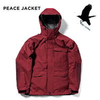 25-26 スノージャケット スノーボードウェア メンズ レディース グリーンクロージング GREEN CLOTHING PEACE JACKET  (BURGUNDY / MAROON)
