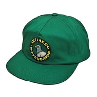 ANTIHERO SKATEBOARDS キャップ アンタイヒーロー 緑 CAP　PIGEON ROUND SNAPBACK CAP（DARK GREEN）
