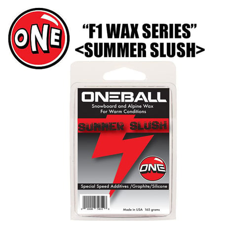 ONEBALL F-1 Summer Slush Snow Wax スノーボード ワックス 165g（SUMMRT SLUSH）