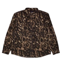 GX1000 シャツ 長袖 ジーエックスセン　Long Sleeve Button Down Shirt （Brown Leopard Camo）
