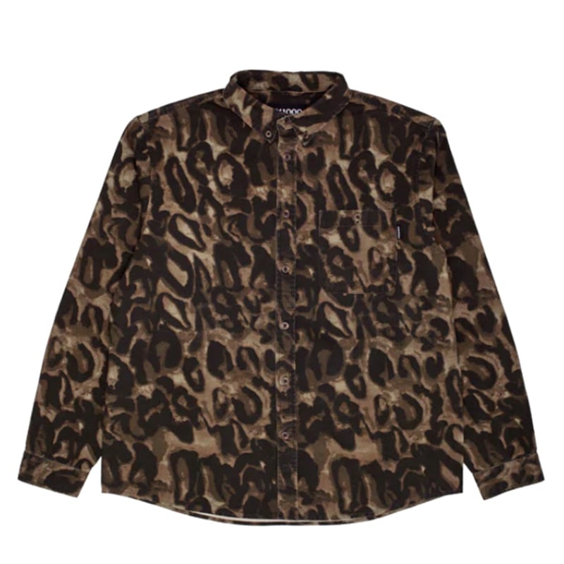 GX1000 シャツ 長袖 ジーエックスセン レオパード Long Sleeve Button