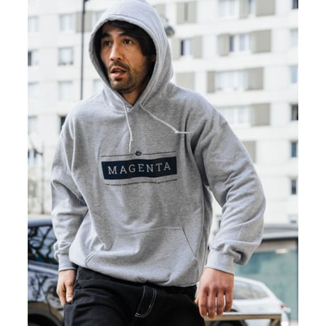 MAGENTA スウェット パーカ マジェンタ　MAGENTA SKATEBOARDS CITIES HOODIE （HEATHER GREY）
