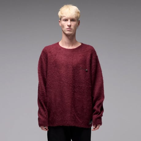 FORMER ニット セーター フォーマー　FORMER CRUX KNIT CREW （CRIMSON）