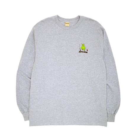 FUCKING AWESOME ファッキンオーサム 長袖 Tシャツ　FUCKINGAWESOME Drunk and Sad Long Sleeve Tee （Heather Grey）