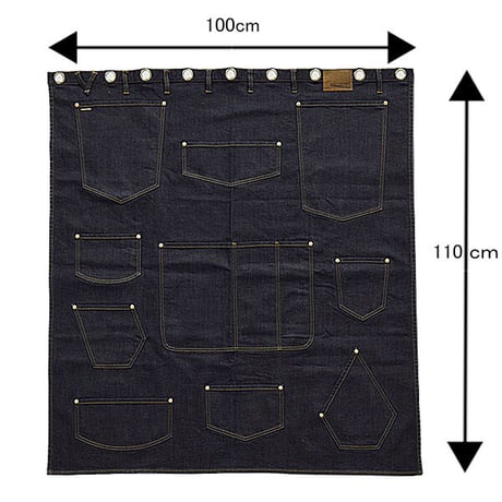 VOLCOM ボルコム インテリア ツールポケット 壁掛け　JP DENIM TOOL POCKET Lサイズ （RINSE）
