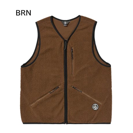 VOLCOM ボルコム スノーウェア ベスト メンズ　VOLCOM SNOWDRIFT VEST （BLK　BRN）
