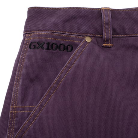 GX1000 カーペンター パンツ ジーエックスセン　Carpenter Pant (Plum W/ Gold Stitching)