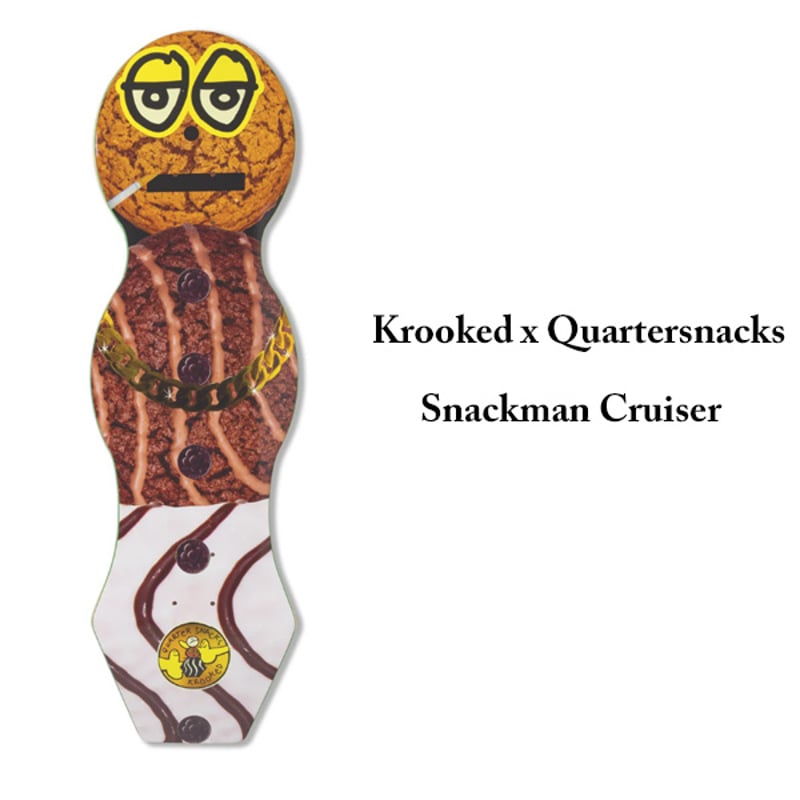 KROOKED QUARTER SNACKS DECK クルキッド デッキ Krooked x