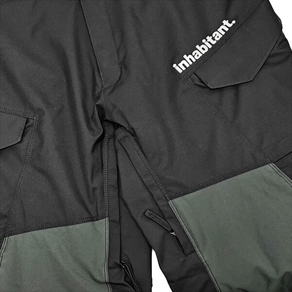 インハビタント　inhabitant デニム　スノーボードウェア　ビブパンツ インハビタント inhabitant デニム スノーボードウェア