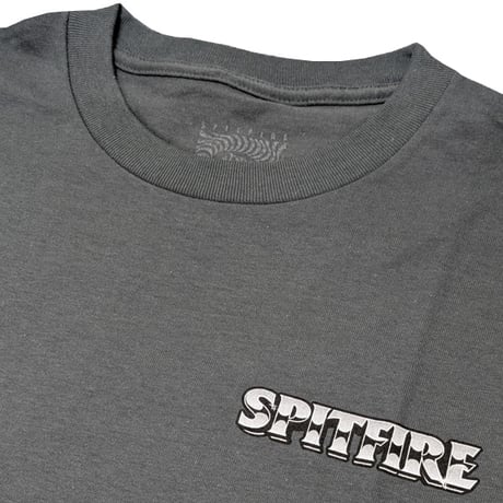SPITFIRE WHEELS Tシャツ  半袖 グレー スピットファイア　SPIT FIRE BURNOUT S/S TEE (CHARCOAL)