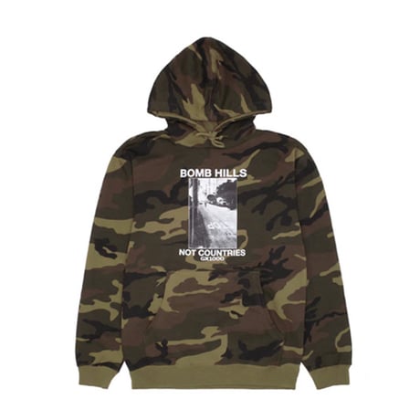 SALE GX1000 パーカー ジーエックスセン　Bomb Hills Hoodie  （Camo）