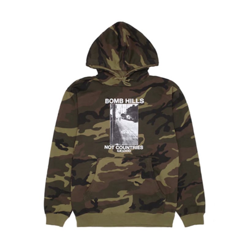 GX1000 パーカー ジーエックスセン Bomb Hills Hoodie （Camo） ...