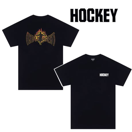 HOCKEY INDEPENDENT SKATEBOARDS Tシャツ 半袖 ホッケー インディペンデント　HOCKEY X INDEPENDENT TEE （BLACK）