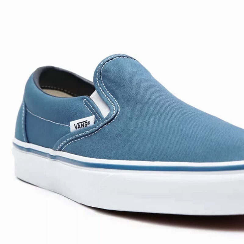 Vans chambray slip on cheap