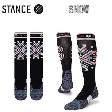 スノーソックス  スタンス【S】STANCE “KONSBURGH 2 SNOW” SOCKS  ≪スノーボード&スキー用ソックス≫（BLACK）