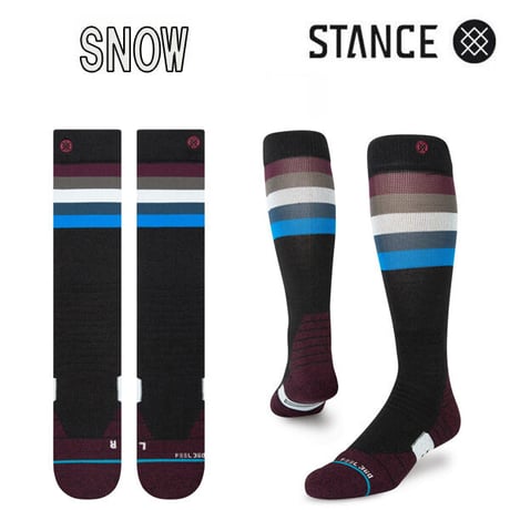 スノーソックス スタンス【メンズ レディース】STANCE UNISEX MALIBOO SNOW SOCK  ≪スノーボード&スキー用ソックス≫（NAVY）