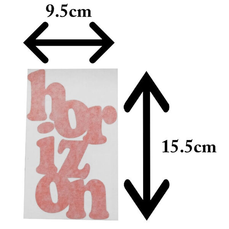 HORIZON ステッカー HORIZON the Stickers Die Cut Stic