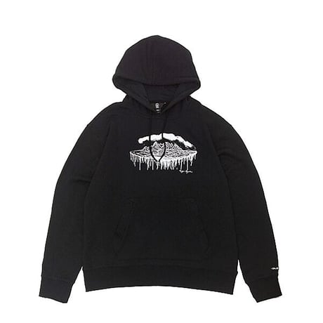 VOLCOM フード付きプルオーバー グレー/ブラック パンツセット VOLCOM フード付きプルオーバー グレー/ブラック パンツセット