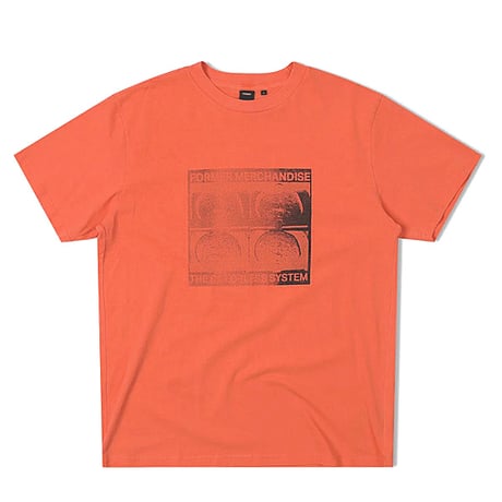 FORMER Tシャツ 半袖 オレンジ メンズ フォーマー　FORMER  CRUX SCAN T-SHIRT （ORANGE）