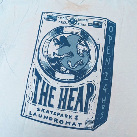 ANTIHERO THRASHER アンタイヒーロー ブルー Tシャツ　ANTI HERO THE HEAP S/S TEE （POWDER BLUE）