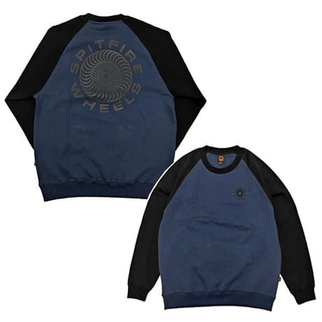 オールドスケート　TRACKER スウェット D-BUZYE-S TRACK Zip-up sweater in trompe l'oeil Track Denim