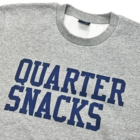 SALE QUARTER SNACKS スウェット クウォータースナックス　Dorm Room Crewneck （Heather Grey）