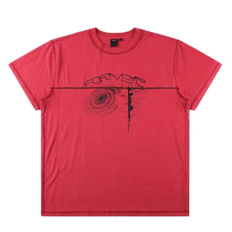 FORMER Tシャツ 半袖 レッド フォーマー　OSCILLATION T-SHIRT （WASHED CHERRY）