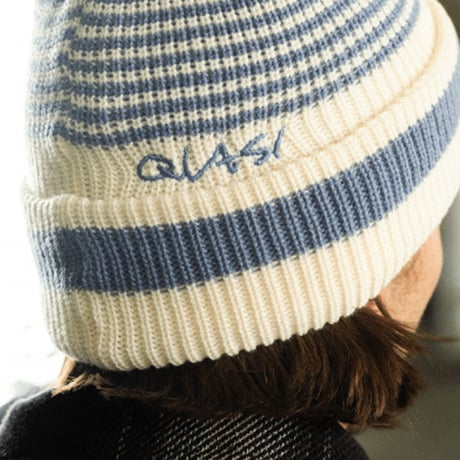SALE QUASI ビーニー クワジ クワージー クアジ　QUASI SKATEBOARDS Palisades Beanie （White　Brown）