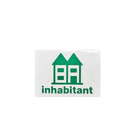 ステッカー シール インハビタント inhabitant inhabitant logo sticker （GN：グリーン）