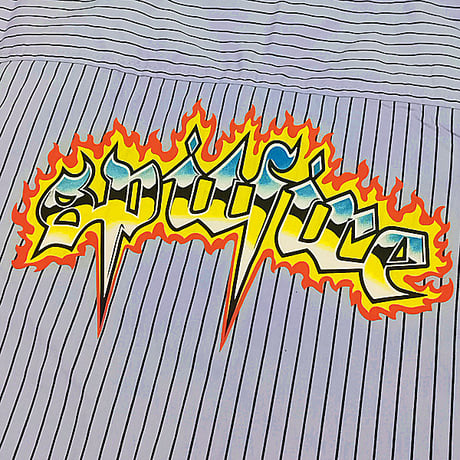 SPITFIRE WHEELS シャツ 半袖 スピットファイア　SPIT FIRE CHROME UENOM CUSTOM S/S WORK SHIRT （LIGHT BLUE）