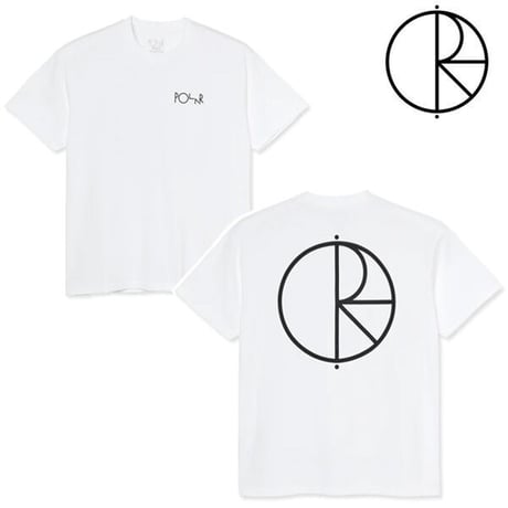 POLAR SKATE CO Tシャツ　Polar Skate Co. |  polar skateboard STROKE LOGO TEE  (WHITE） 半袖 ポーラー