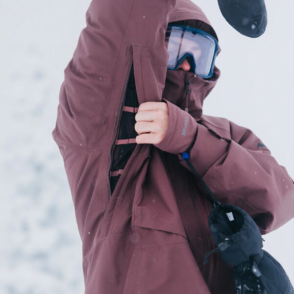【BURTON】スノーボードウェアジャケット　ネイビー BURTONバートンスノーボードウェアスキーウエアジャケットメンズ