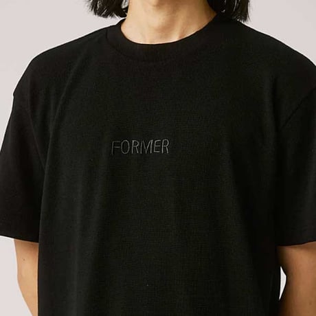 FORMER Tシャツ 半袖 フォーマー　LEGACY WAFFLE T-SHIRT（BLACK）