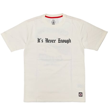VOLCOM ボルコム Tシャツ 半袖 アイボリー メンズ　SCHROFF X VOLCOM CHAINSHAW SHORT SLEEVE TEE (OFF WHITE)