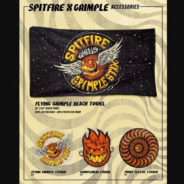 SPITFIRE × SUPREME ウィール ステッカー付き SPITFIRE × SUPREME ウィール ステッカー付き