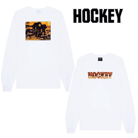 HOCKEY Tシャツ　HOCKEY SKATEBOARD  In Dreams L/S Tee （White） ロンT 長袖 ホッケー