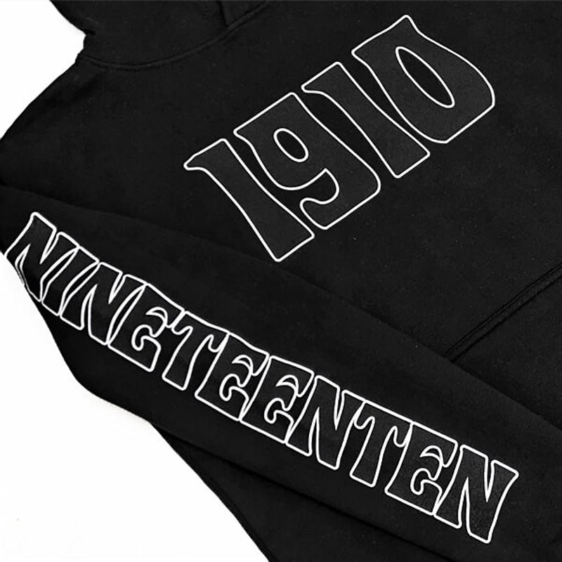 1910 9teenten パーカー 1910 TOTEM HOODY （BLACK） MHD...