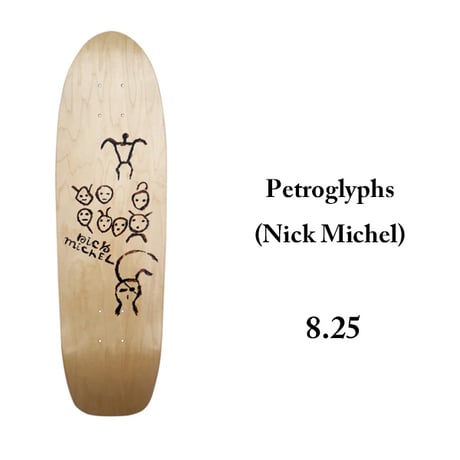FROG SKATE スケボー デッキ フロッグ DECK 8.25インチ　FROG SKATEBOARDS Petroglyphs (Nick Michel)