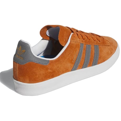 ADIDAS SKATEBOARDING スニーカー  アディダス キャンパス メンズ　ADIDAS SKATEBOARDING CAMPUS ADV  （渋いオレンジｘグレー）