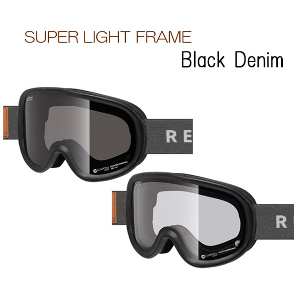 25-26 ゴーグル リボルト スノーボード SUPER LIGHT FRAME Black