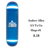 HOCKEY SKATEBOARDS DECK ホッケー デッキ 8.18インチ　Andrew Allen AA To Go Shape #1