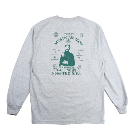 THEORIES Tシャツ セオリーズ メンズ 長袖 グレー　Theories Mystic Advisor Longsleeve Tee （Ash Grey）