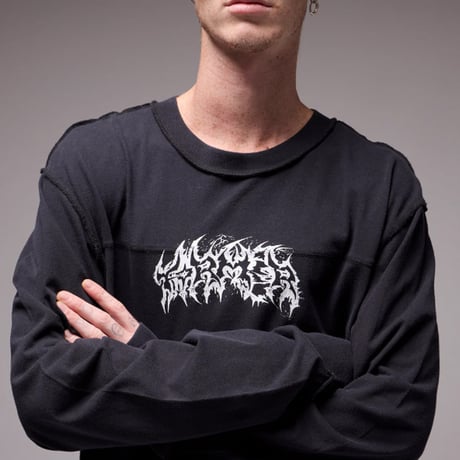 FORMER フォーマー 長袖 Tシャツ ブラック　FORMER PRAISE LS T-SHIRT （WASHED BLACK）