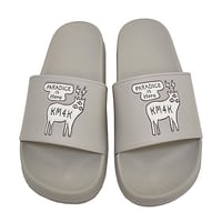 SALE KM4K サンダル　KM4K SANDALS （GRAY） スライドサンダル カモシカ スリッパサンダル シャワーサンダル