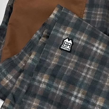 SALE スノーパンツ インハビタント inhabitant BAKER PANTS ISM23OB52 （グリーン　ブラウン2）