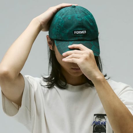 FORMER キャップ フォーマー グリーン　FORMER LEGACY ROSE CAP (PETROL)